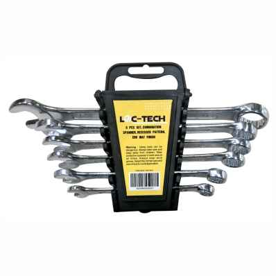 Loc-Tech 6 Pcs Set (8, 10, 12, 13, 14, 17 Mm) , Combination Spanner ,
