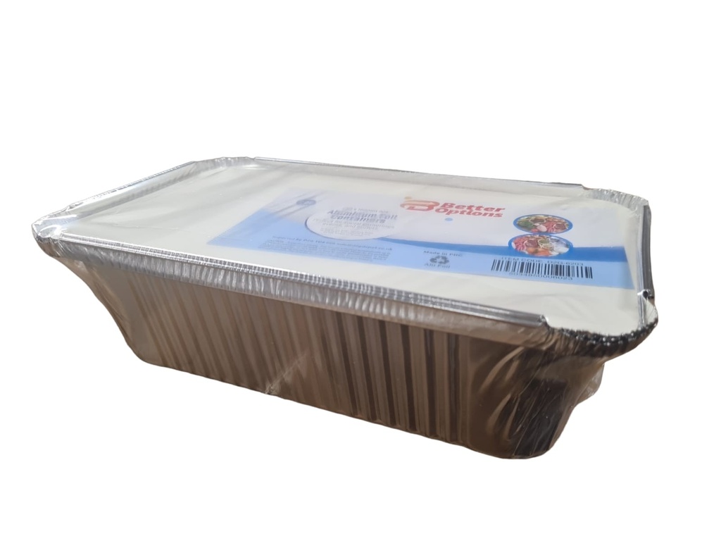 Better Options 2Pc Aluminum Foil Container With Lid