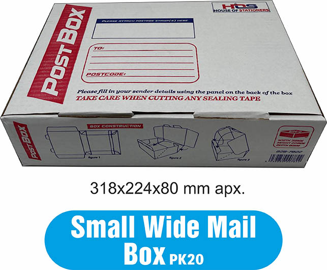 Hos Small Wide Mail Box (20pc)