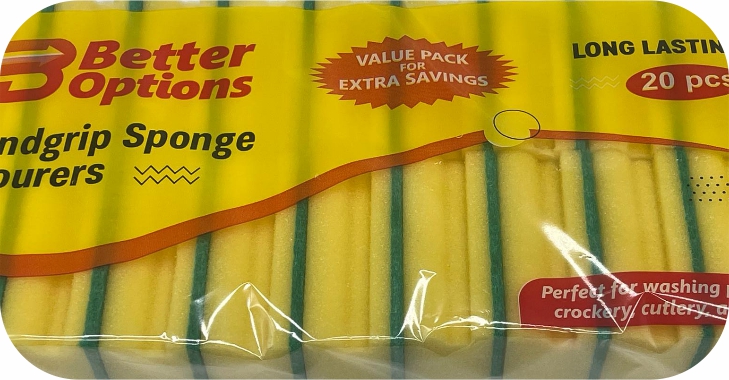 Better Options 20Pc Sponge Scourer (10pk)