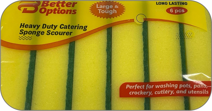 Better Options 6Pc Heavy Duty Catering Sponge (20pk)