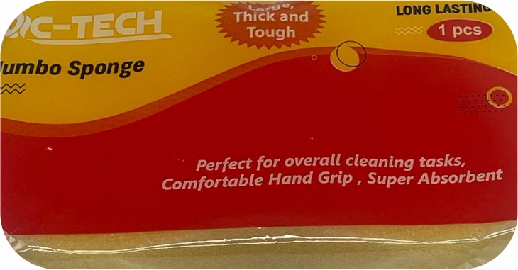 Loc-Tech Jumbo Sponge Pk20 (20pc)