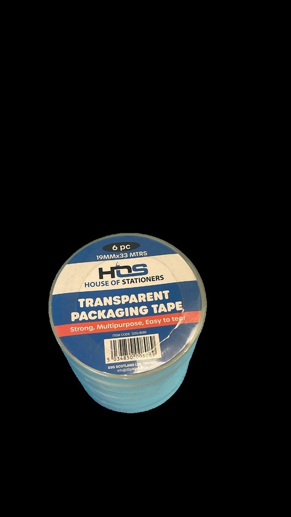[R2118845] Hos Clear Packaging Tape 19Mmx33M(6Pc)