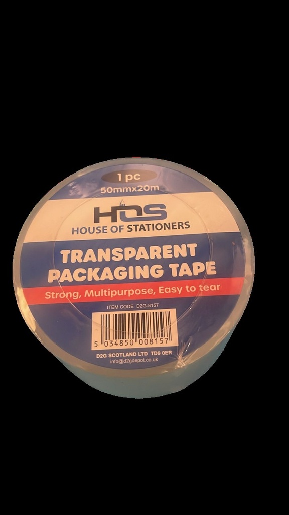 [R2118850] Hos Clear Packaging Tape 50Mmx20M