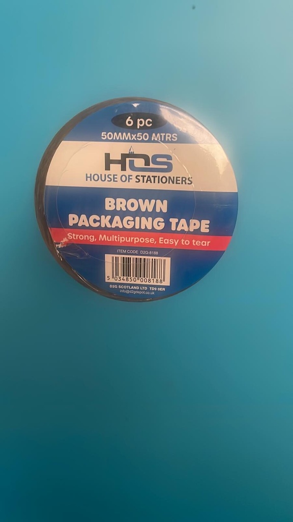 [R2118853] Hos 6Pk Brown 50Mmx50M Packaging Tape