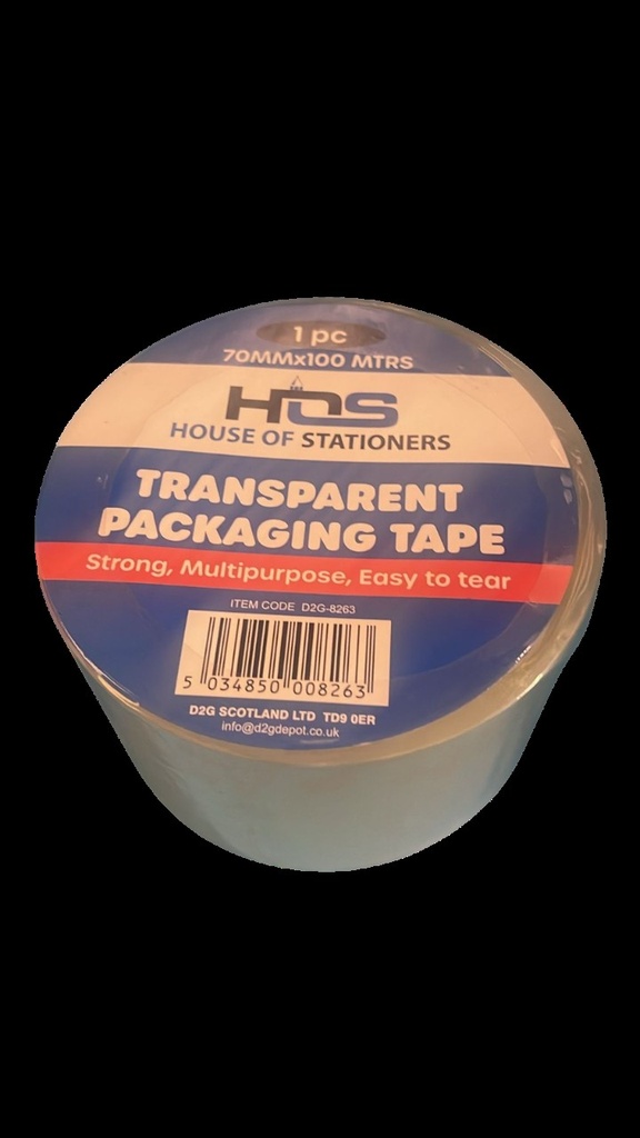 [R2118859] Hos Clear Packaging Tape 70Mmx100M