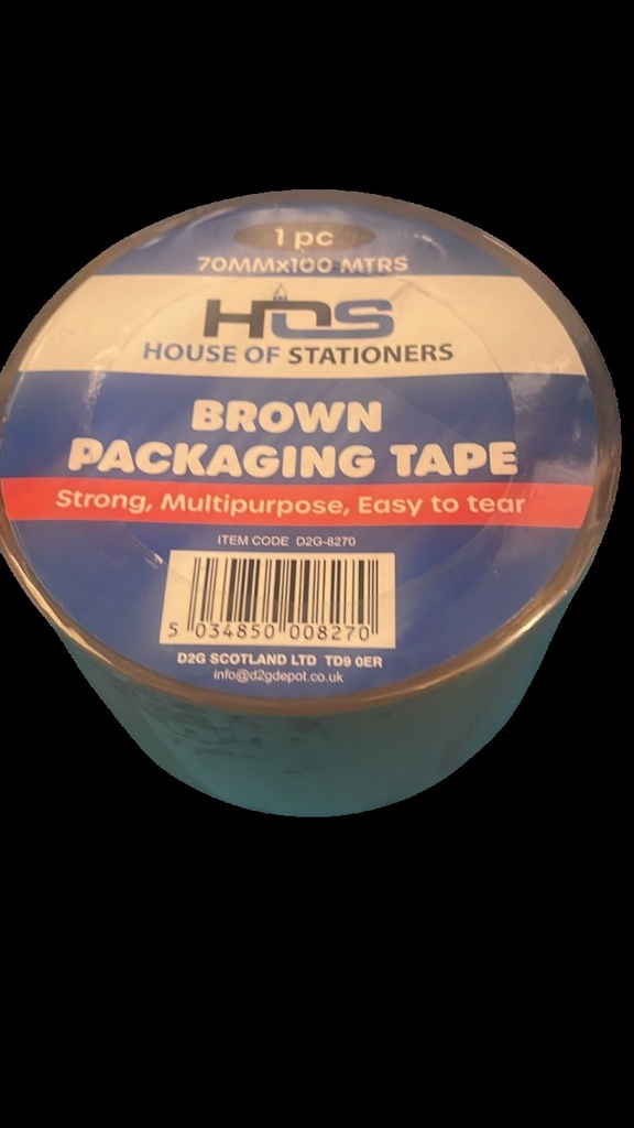 Hos Brown Packaging Tape 70Mmx100M