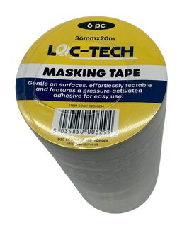 [R2118862] Loc-Tech 6Pk 36Mmx20M Masking Tape