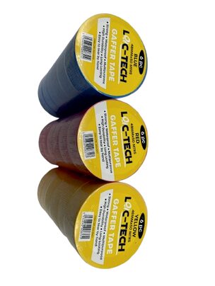 [R2118865] Loc-Tech 6Pk Gaffer 48Mmx50M Tape-Blue