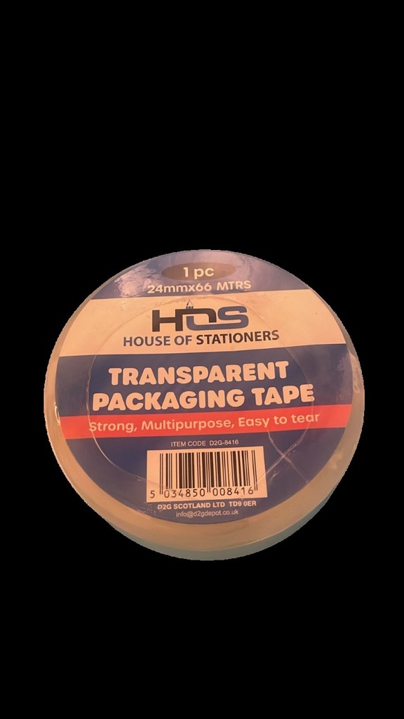[R2118869] Hos Clear Packaging Tape 24Mmx66M