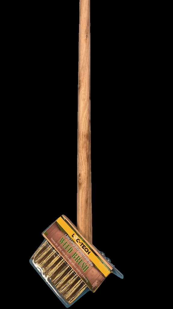 [R2119609] Loc-Tech 1.2M Long Wooden Handle Weed Brush
