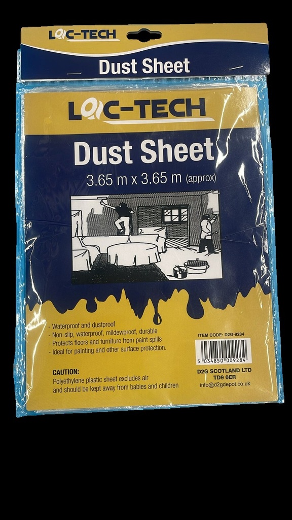 [R2119568] Loc-Tech Dustsheet With Extra Strong 3.65M X 3.65M
