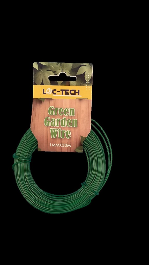 Loc-Tech 1Mm*30M Green Garden Wire