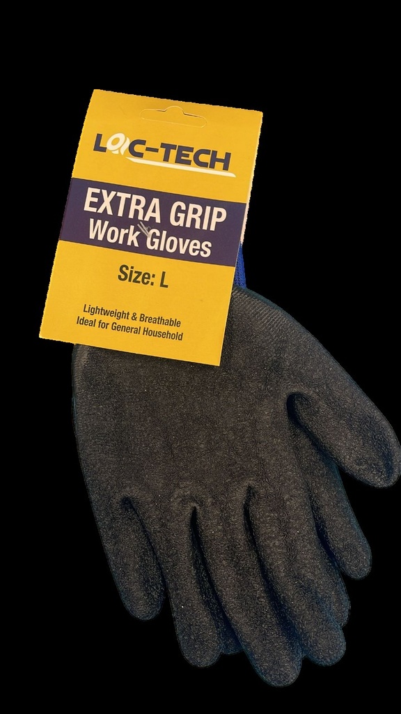 Loc-Tech Extra Grip Work Gloves Large