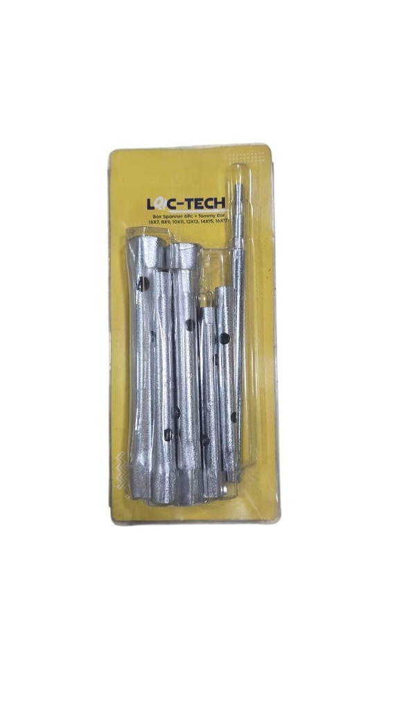 [R2119347] Loc-Tech Box Spanner 6Pc + Tommy Bar