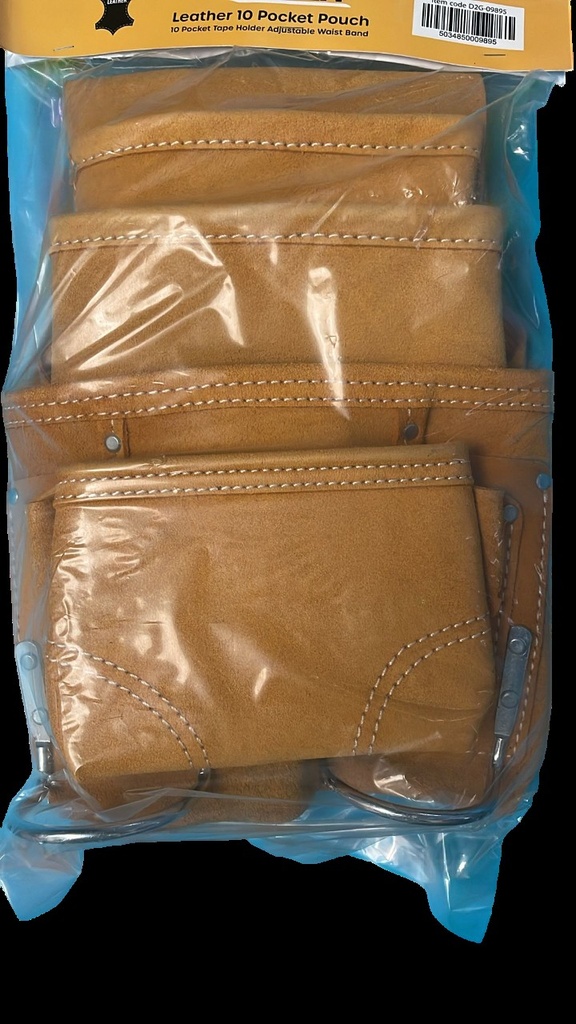 Loc-Tech Genuine Leather 10 Pocket Belt