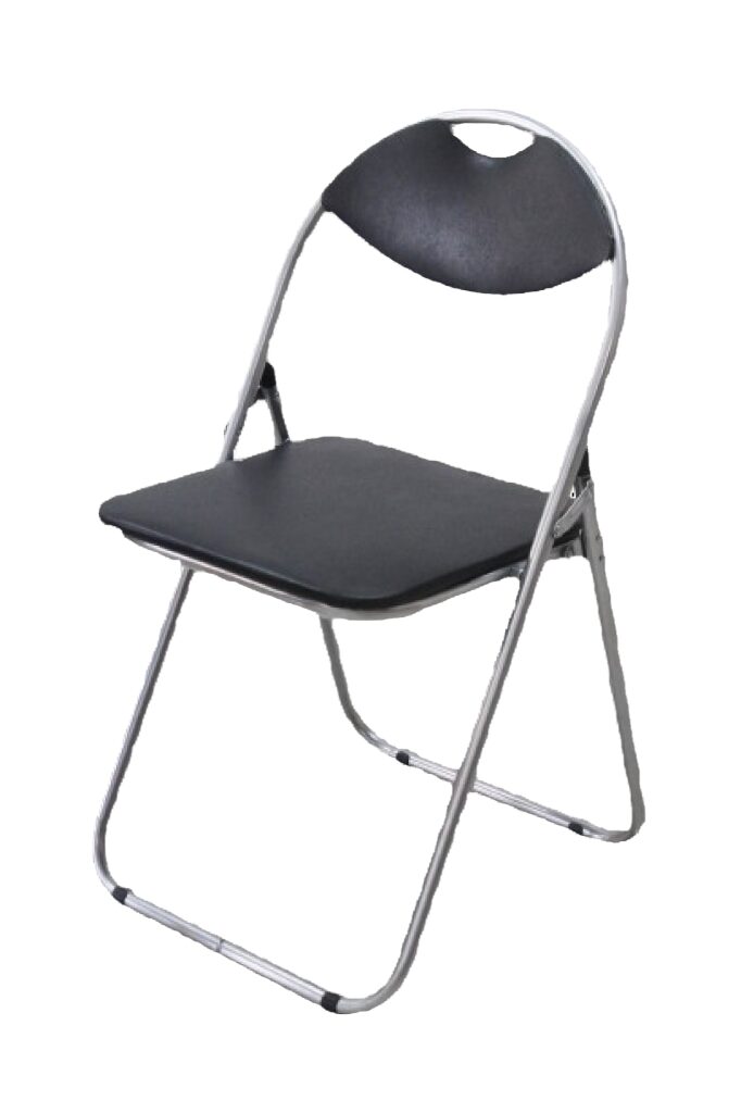 [R2119142] D2G- Black Steel Folding Chair