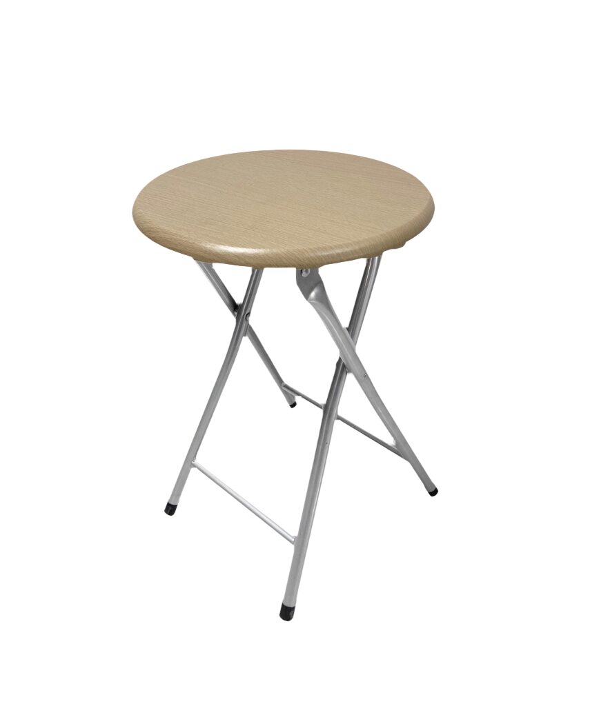 [R2119200] D2G Folding Metal Stool- Natural