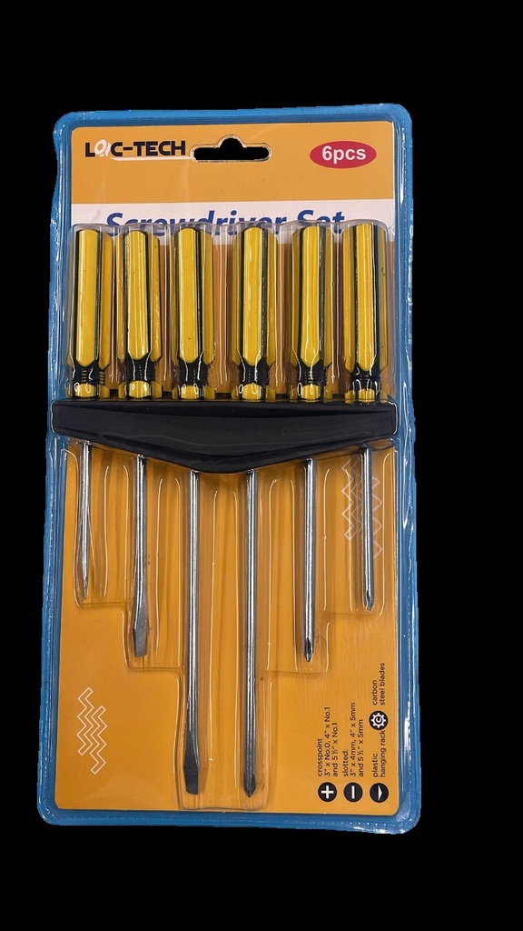 Loc-Tech Screwdriver Set 6Pcs