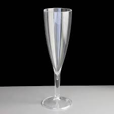 [R2119714] Better Options  Reusable 6Pc Clear Plastic Champagne Flutes