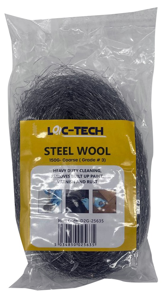 [R2119259] Loc-Tech Steel Wool - Coarse #3 150G