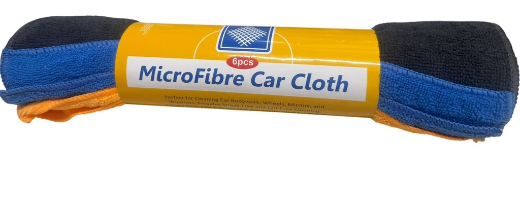 Loc-Tech Microfibre Car Cloth 6Pcs