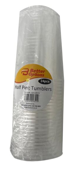 [R2119586] Better Option Half Pint Tumblers 24Pcs