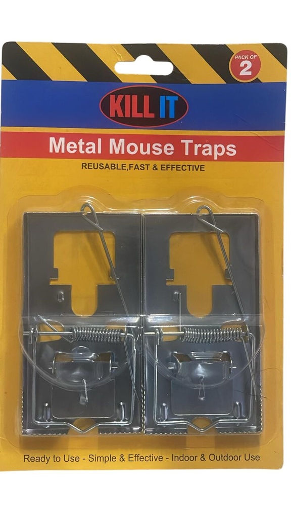 Kill It Heavy Duty Metal Mouse Traps ( 2Pk)