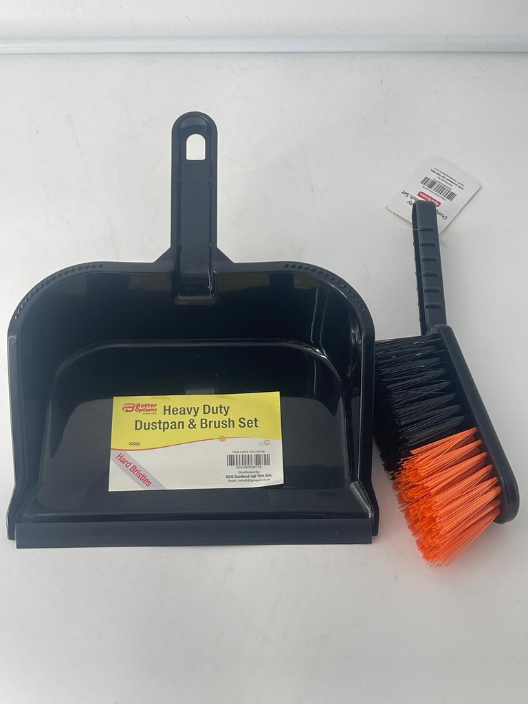 [R2119222] Better Options Heavy Duty Dustpan & Brush Set(Hard Bristles)