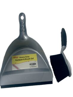 Better Options Heavy Duty Dustpan & Brush Set(Hard Bristles)