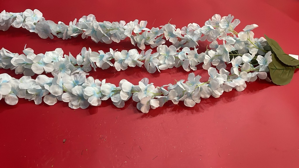 Artificial Flower 3 Fork Embroidered Ball Strip