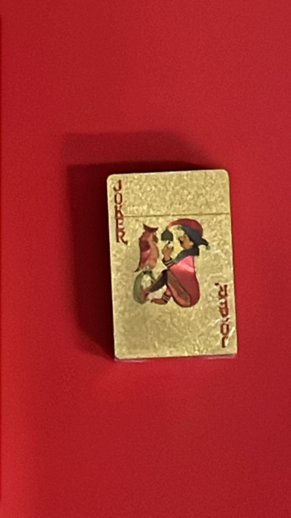 [R2120731] Playing Cards Gold Foil