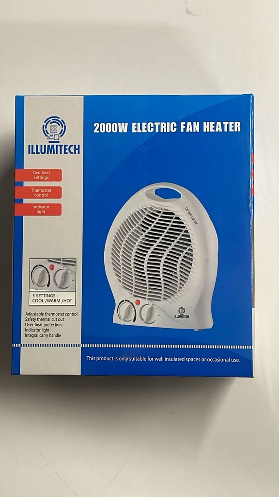 [R2120951] Illumitech 2000W Fan Heater