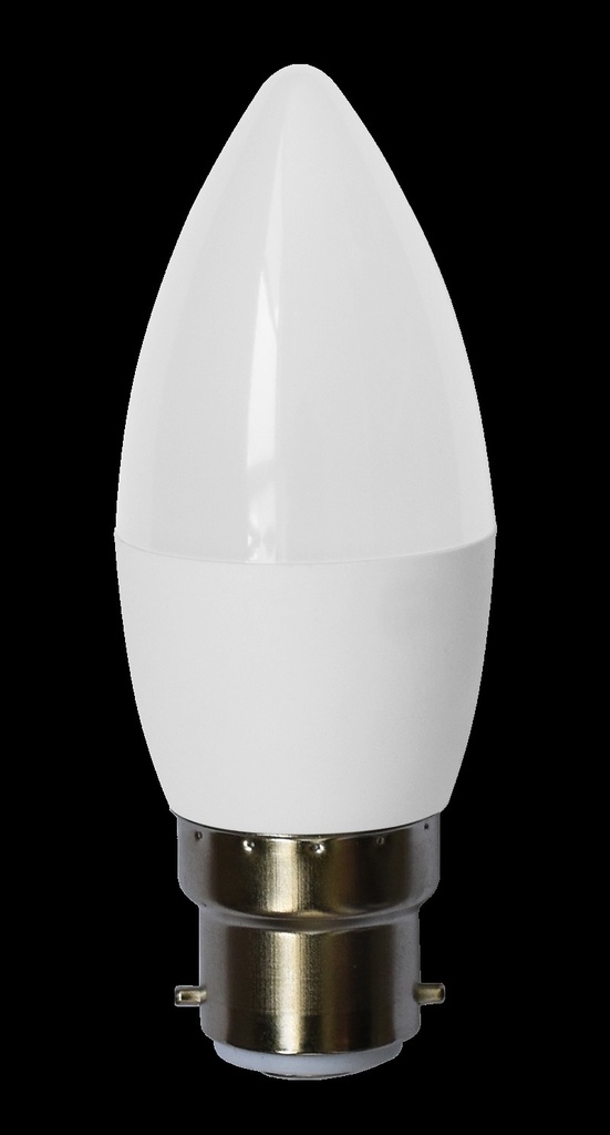 [R2120132] Illumitech Led Bulb C37  5W B22 3000K 400Lm (10pc)