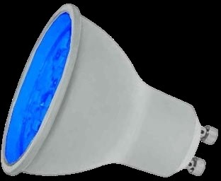 [R2120138] Illumitech Led Bulb Gu10 Lens Cover 5W Blue (10pc)