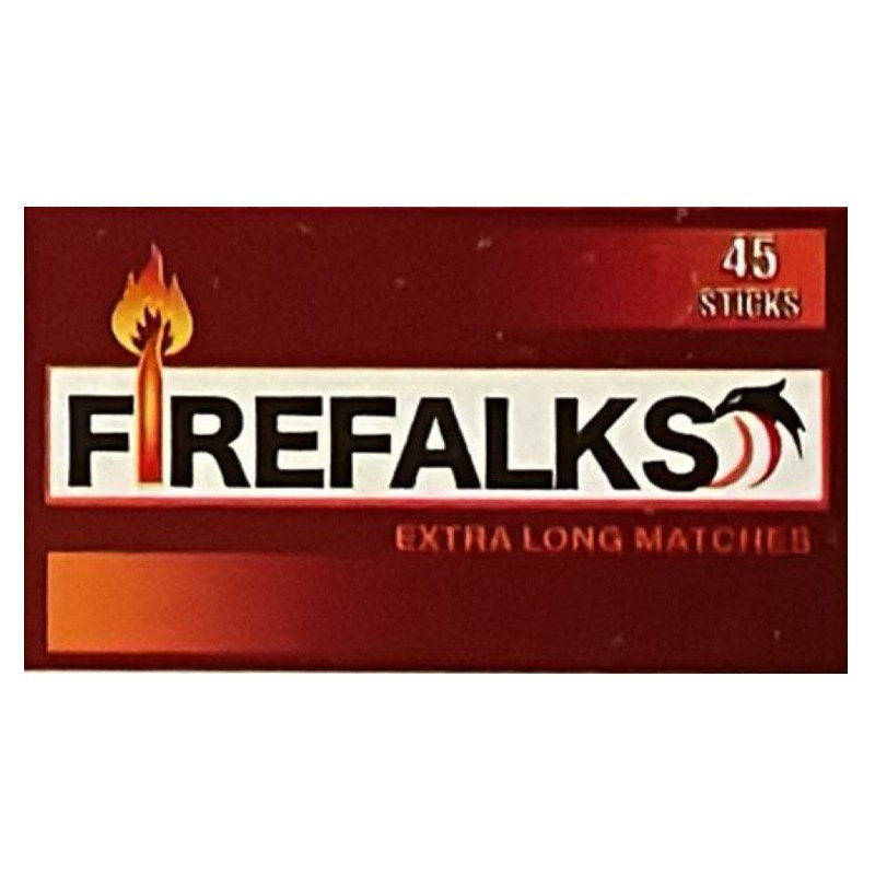 [R2120553] Firefalks Extra Long Matches (45 Match Sticks) (12pc)
