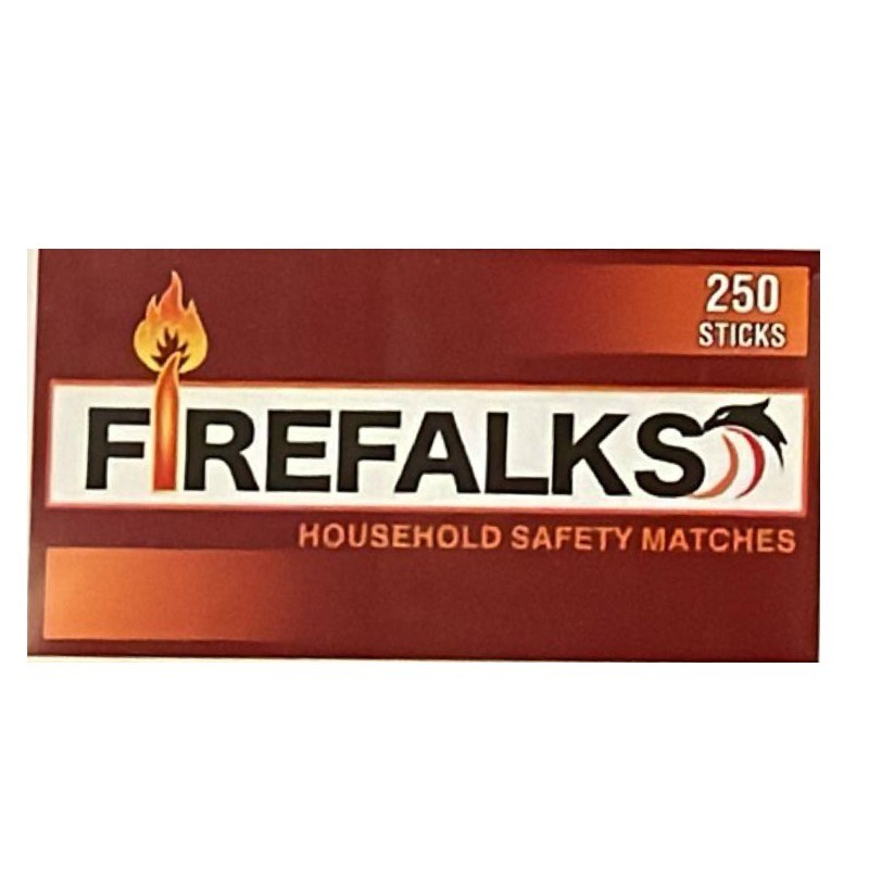 [R2120554] Firefalks Household Safety Matches ( 250 Sticks ) (12pc)