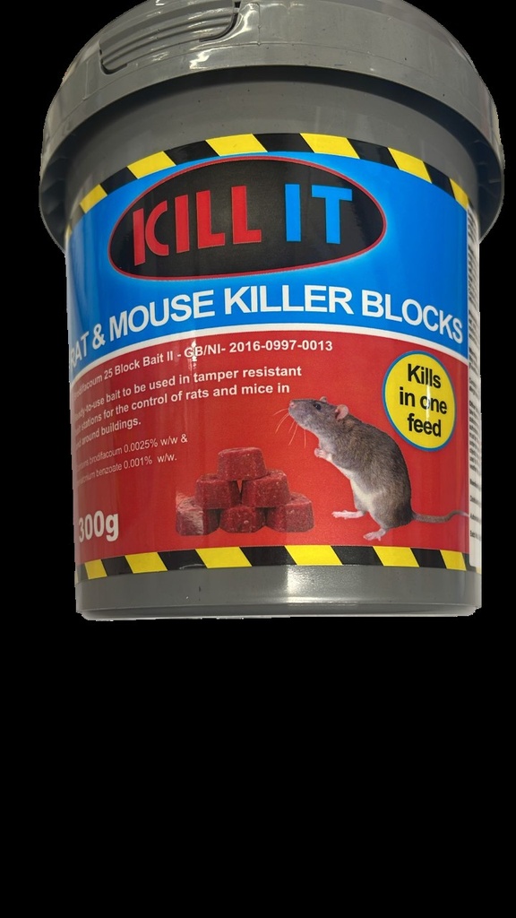 [R209286] Kill It Rat & Mouse Killer Blocks 300G (15X20G)