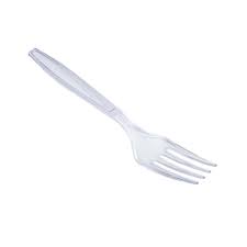 [R2119711] Better Options Heavy Duty Reusable 50Pc Clear Plastic Fork