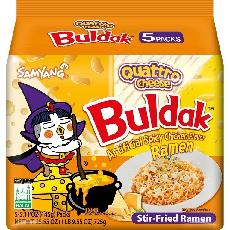 Noodles Samyang Cheese NPM 140g 5s(ZERO VAT )