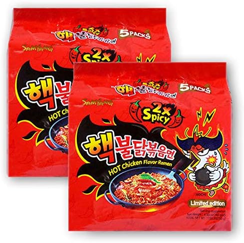 [RSE7094] Noodles Samyang Double Spice Hot Multi NPM 140g 5s(ZERO VAT )