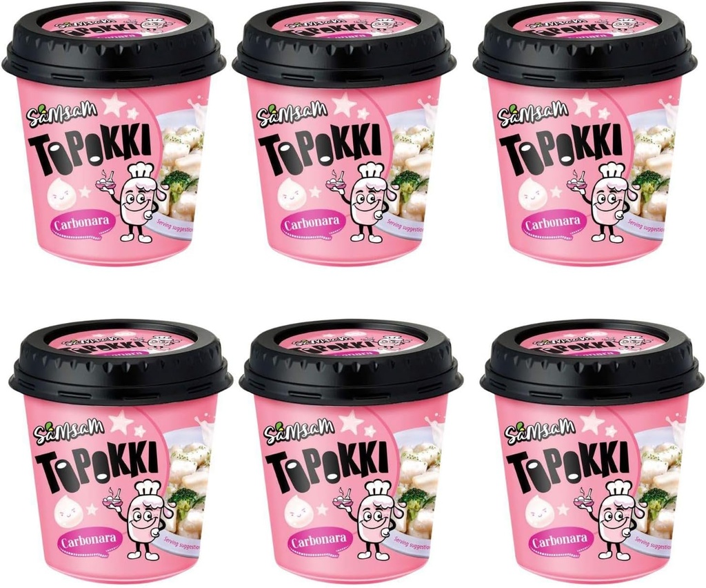 Snacks Topokki Korean Rice Cake Carbonara NPM 120g 6PK(ZERO VAT )