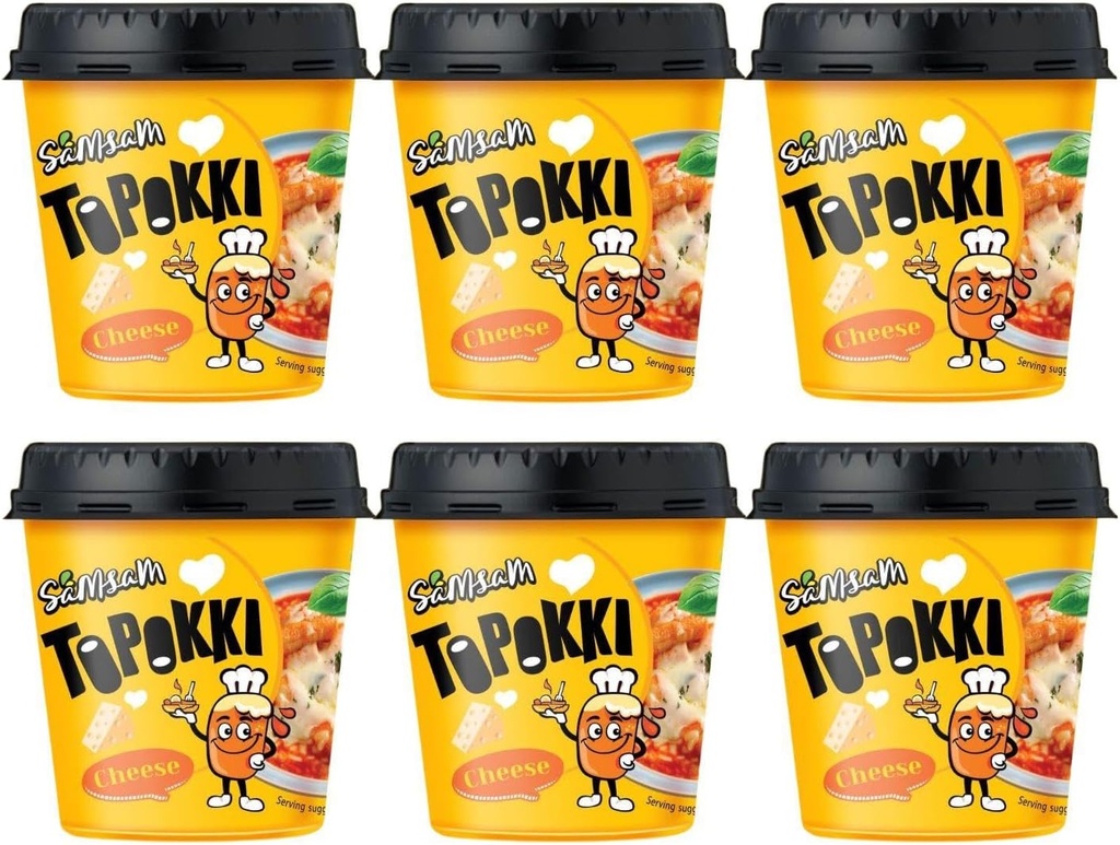 Snacks Topokki Korean Rice Cake Cheese NPM 120g 6PK(ZERO VAT )