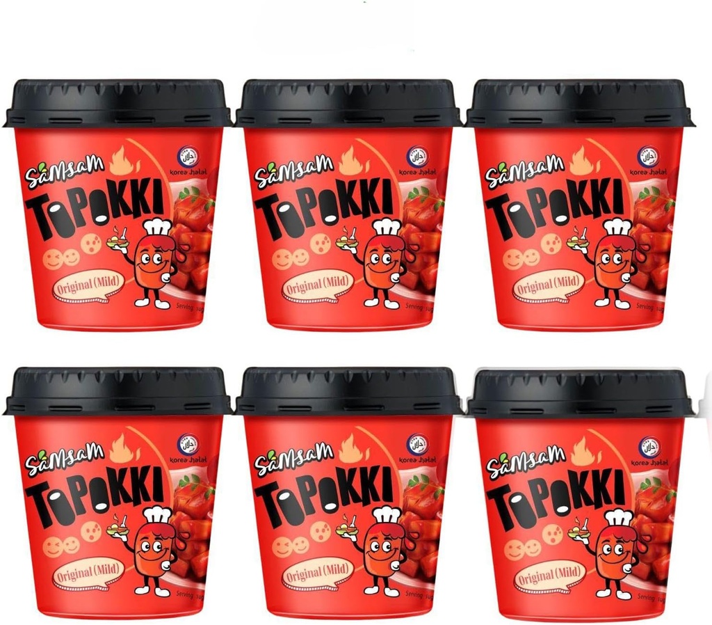 Snacks Topokki Korean Rice Cake Original NPM 120g 6PK(ZERO VAT )