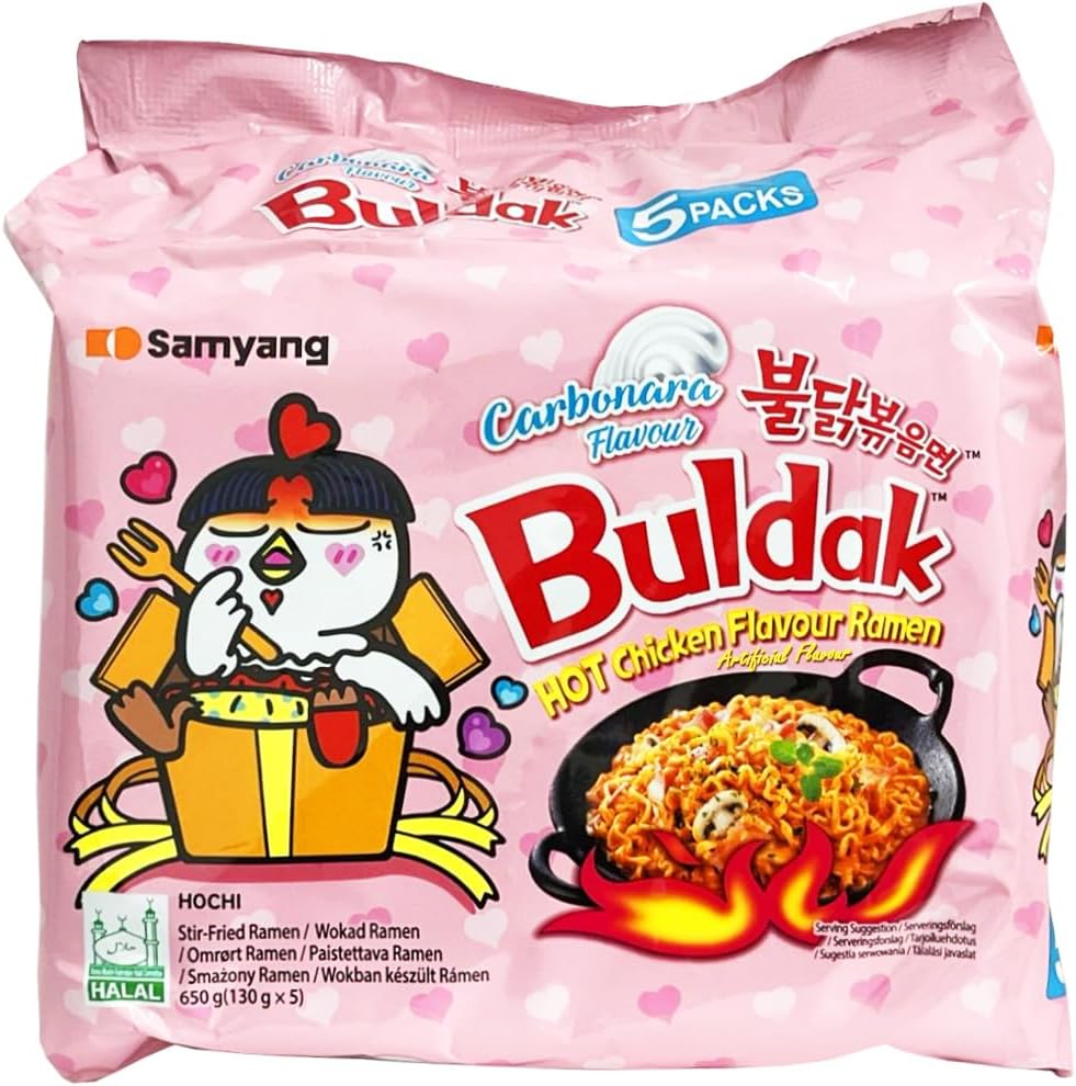 Noodles Samyang Carbonara NPM 140g 5s (ZERO VAT )