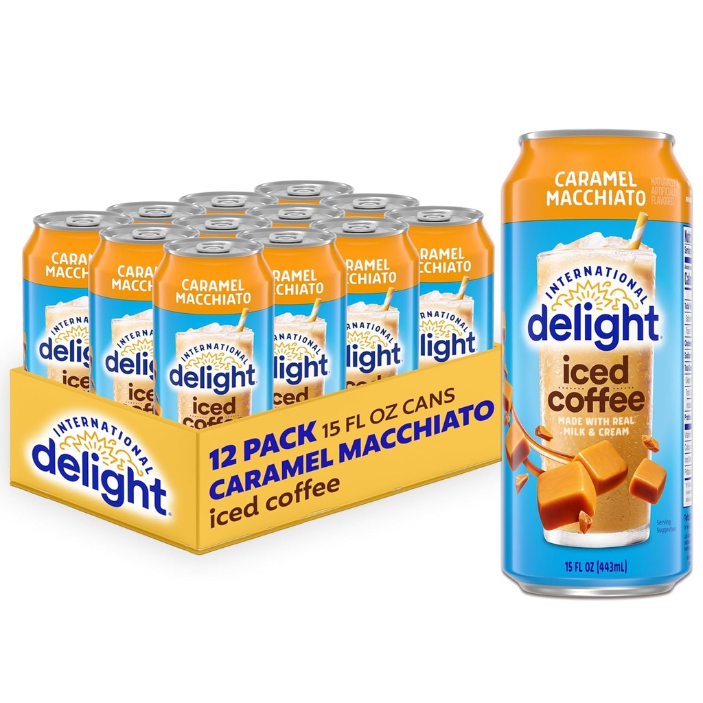 [RSE8999] International Delight Iced Coffee Caramel Macchiato NPM 443ml 12PK  (ZERO VAT )