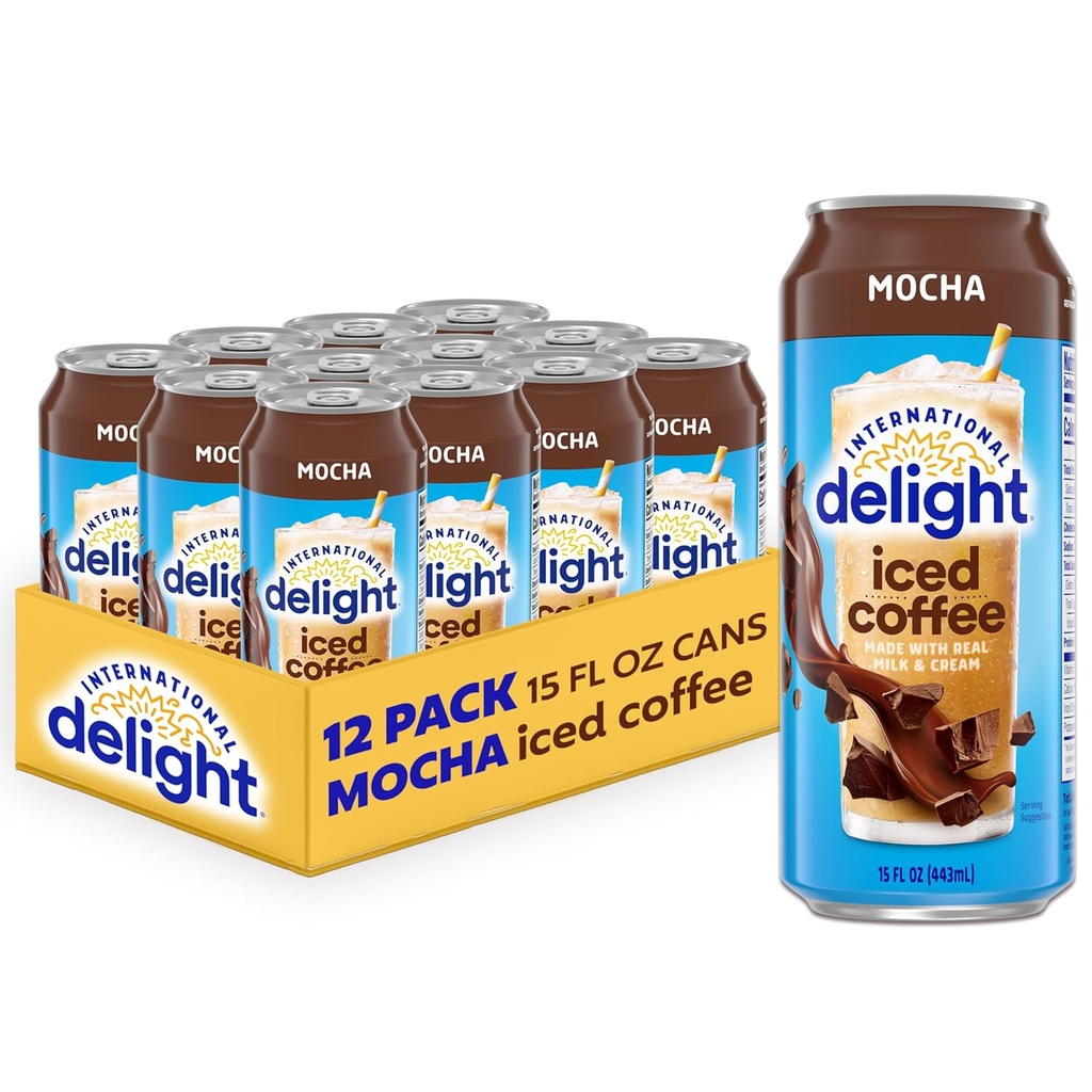 International Delight Iced Coffee Mocha NPM 443ml 12PK(ZERO VAT )
