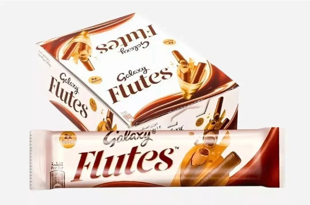 Chocolates Galaxy Wafer Rolls NPM 22.5g 12PK