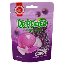 Sweets & Candy Dr Peeler Grape NPM 65g 12pk
