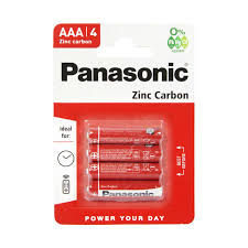 [R183898] Panasonic Aaa(R03) 4Pk Zinc Carbon Battery